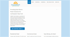 Desktop Screenshot of enlightensolarpower.com